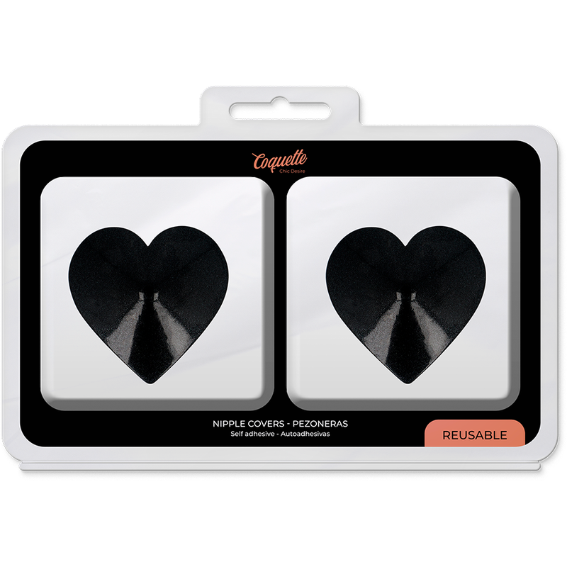 COQUETTE CHIC DESIRE - TEPELHOEZEN ZWARTE HARTEN