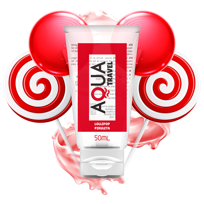 AQUA TRAVEL - GLIJMIDDEL OP WATERBASIS MET LOLLYSMAAK - 50 ML