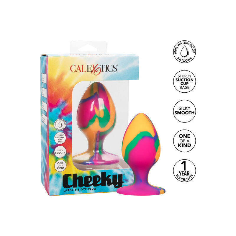 CALEXOTICS - CHEEKY GROTE TIE-DYE ANALE PLUG