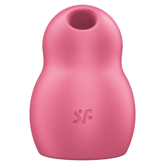 SATISFYER - PRO TO GO 1 dubbele luchtpulsstimulator & vibrator ROOD