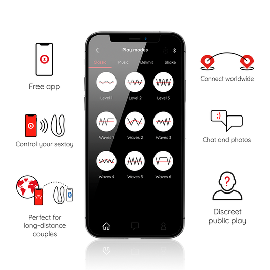 ONINDER - LISBOA ZWARTE G-PUNT- & CLITORISSTIMULATOR - GRATIS APP