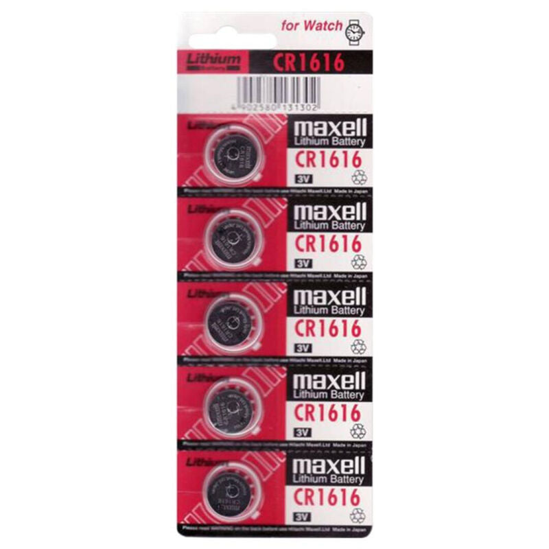 MAXELL - LITHIUMBATTERIJ CR1616 3V 5 STUKS
