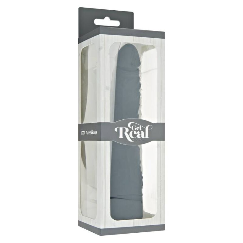 GET REAL - CLASSIC SLANKE VIBRATOR ZWART