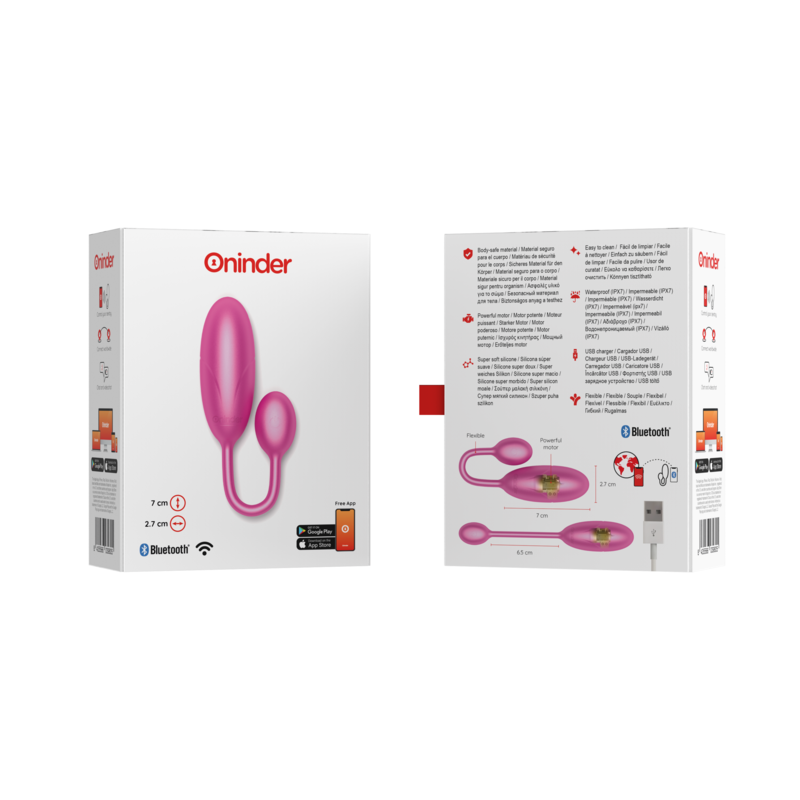 ONINDER - DENVER TRILEI ROZE 7 X 2.7 CM GRATIS APP