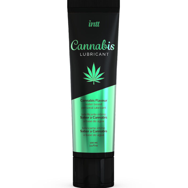INTT LUBRICANTS - INTIEM GLIJMIDDEL OP WATERBASIS MET CANNABISSMAAK