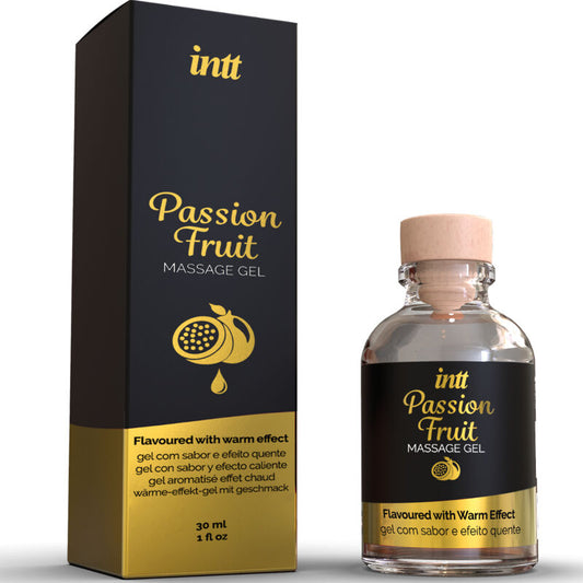 INTT MASSAGE & ORAL SEX - MASSAGEGEL MET PASSIEVRUCHTSMAAK EN WARMTE-EFFECT