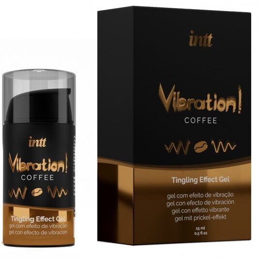 INTT MASSAGE & ORAL SEX - MASSAGEGEL MET KOFFIESMAAK EN WARMTE-EFFECT