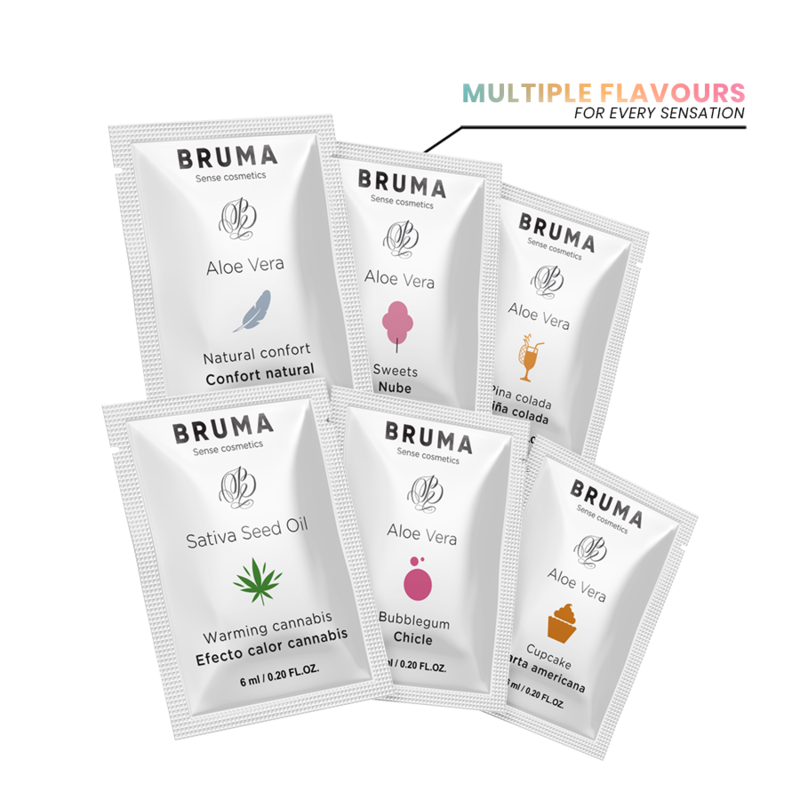 BRUMA - glijgel met sativazaadolie, verwarmende cannabissmaak, 6 ML
