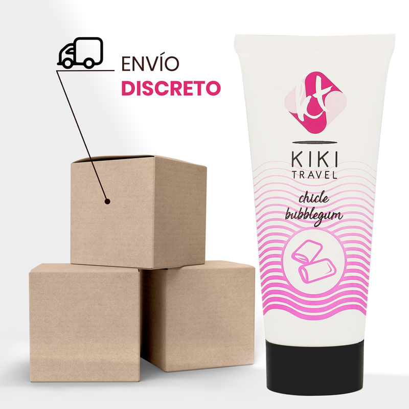 KIKÍ TRAVEL - BUBBELGUMSMAAK GLIJMIDDEL 50 ML