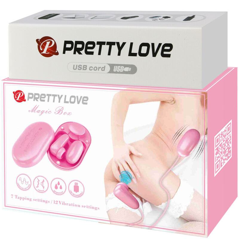 PRETTY LOVE - MAGIC BOX vibrerend kogeltje & roze stimulator