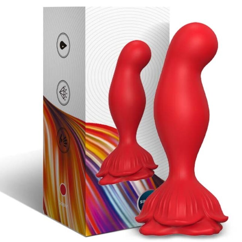 ARMONY - PINK vibrator en anaalplug met afstandsbediening, rood