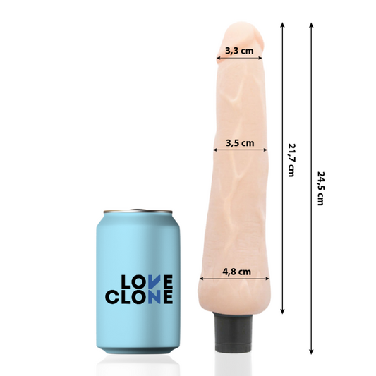 LOVECLONE - RAGNAR, ZELFSMERENDE VIBRATOR 24.5 CM -O- 3.5 CM