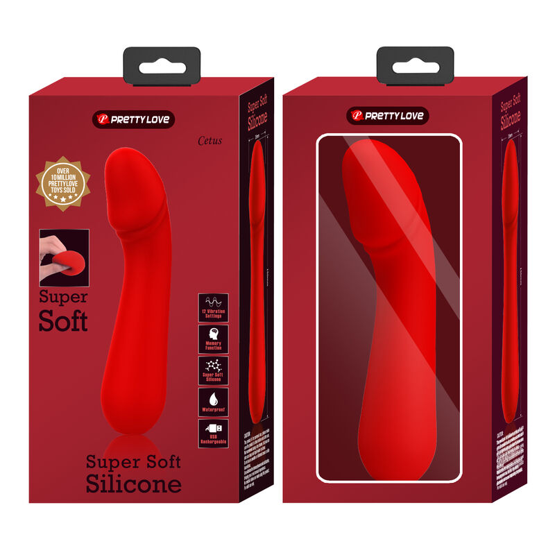 PRETTY LOVE - CETUS oplaadbare vibrator rood