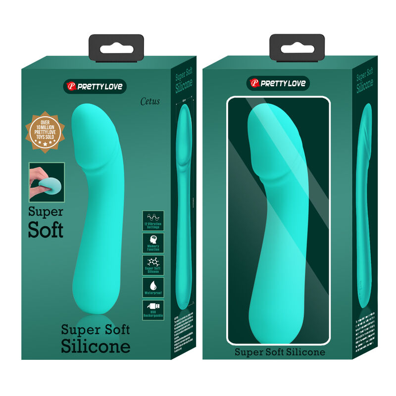 PRETTY LOVE - CETUS oplaadbare vibrator aquagroen