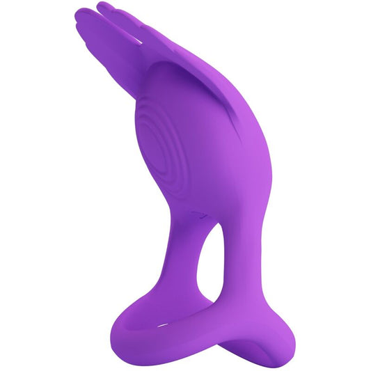 PRETTY LOVE - SILAS VIBRERENDE PENISRING 7 TRILLINGEN PAARS SILICONE