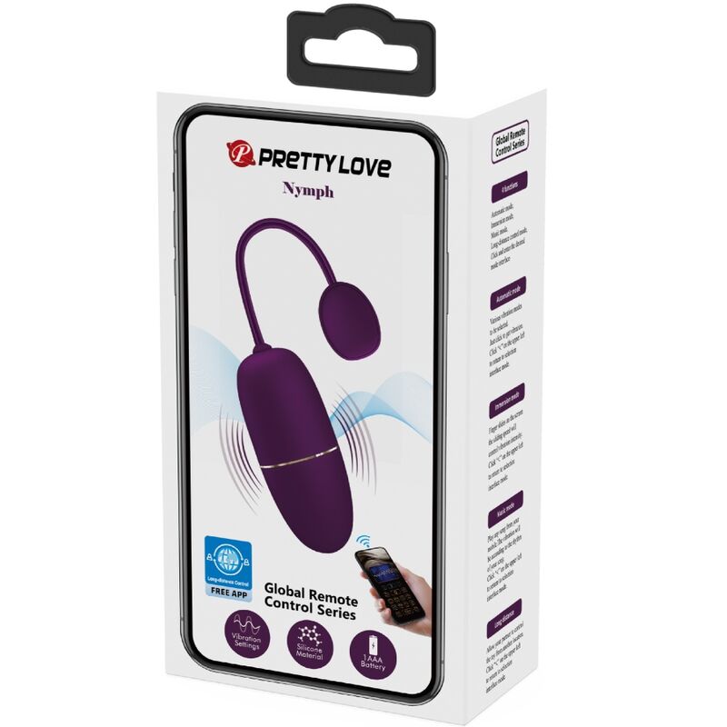 PRETTY LOVE - NYMPH TRILEND EI BEDIEND VIA APP LILA