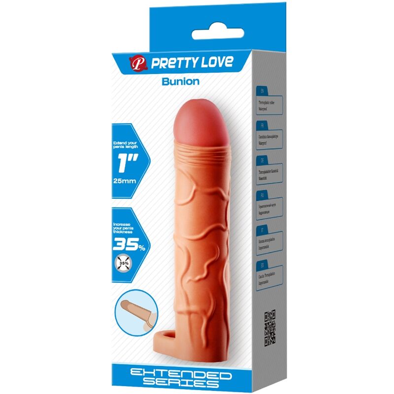PRETTY LOVE - BUNION PENISVERLENGERHULS VLEESKLEURIG