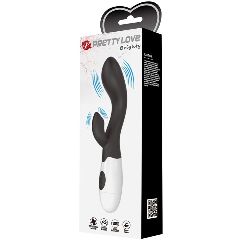 PRETTY LOVE - BRIGHTY G-PUNTVIBRATOR ZWART