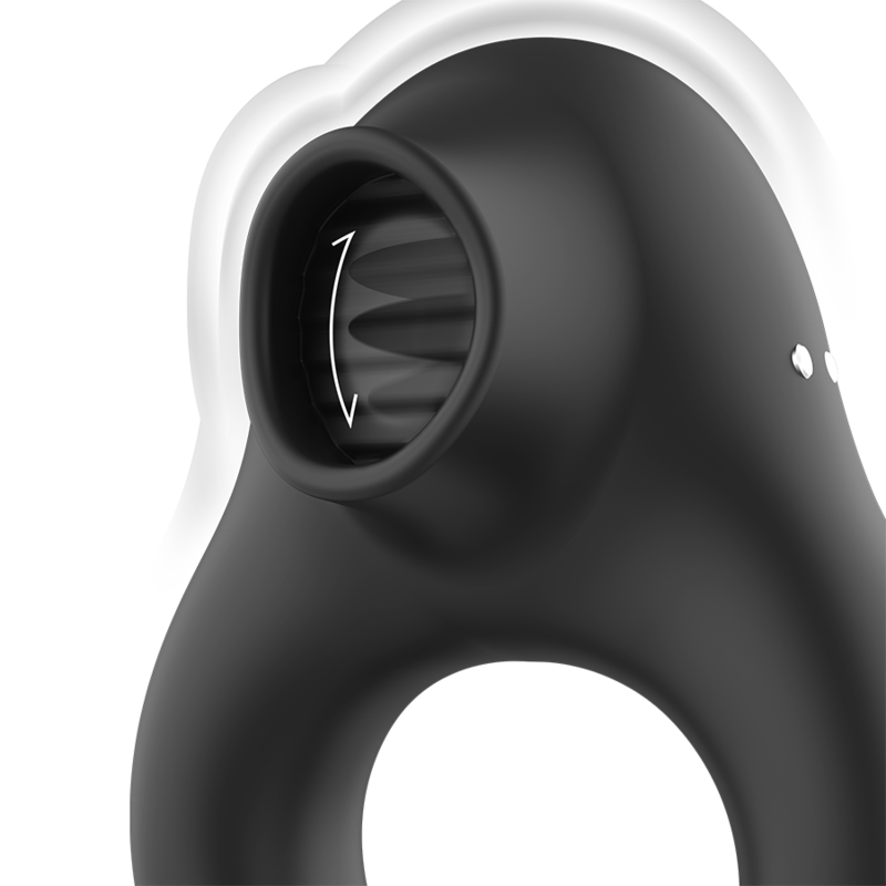 ARMONY - SILICONEN VIBRATORRING 3 MOTOREN OPLAADBAAR ZWART - GOUD