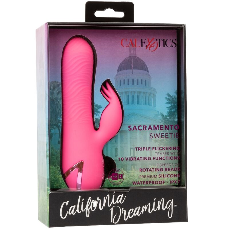 CALEXOTICS - SACRAMENTO SWEETIE KONIJN-VIBRATOR ROZE BY CALIFORNIA DREAMING