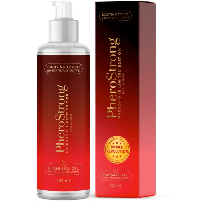 PHEROSTRONG - MASSAGEOLIE LIMITED EDITION VOOR VROUWEN 100 ML
