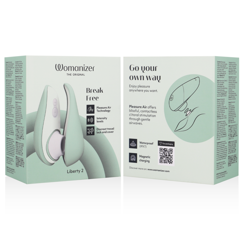 WOMANIZER - LIBERTY 2 clitorisstimulator & zuigfunctie lichtgroen