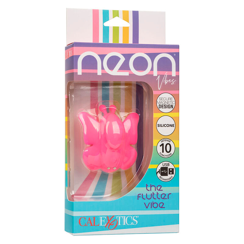 CALEXOTICS - NEON VIBES THE FLUTTER VIBE STIMULATOR 10 TRILLINGEN ROZE