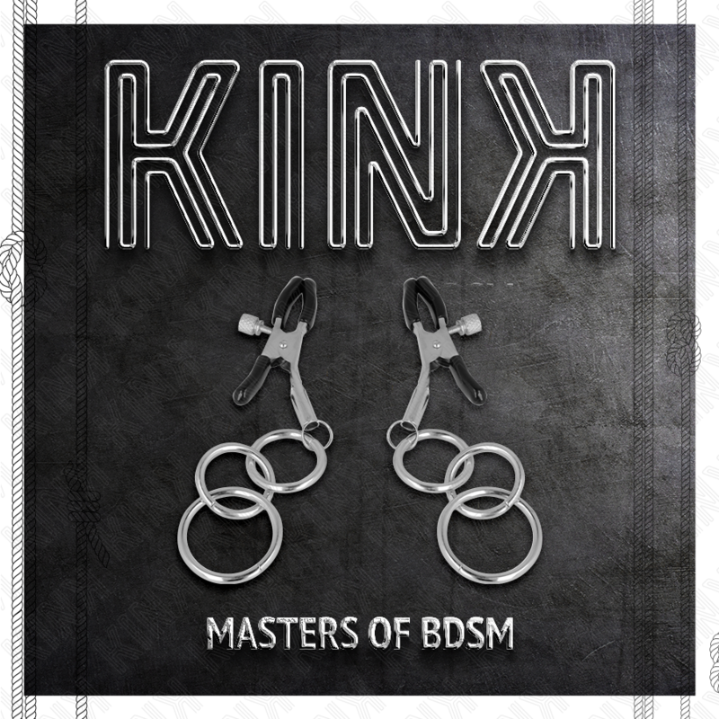 KINK - TEPELKLEM MET 3 O-RINGEN 6 CM