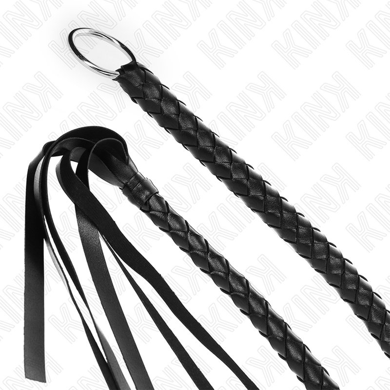 KINK - Slangenzweep met zwarte handlus 65 cm