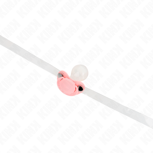 KINK - ROZE, SPEEN-VORMIGE KNEVEL 5.5 x 4 CM VERSTELBAAR 43-60 CM