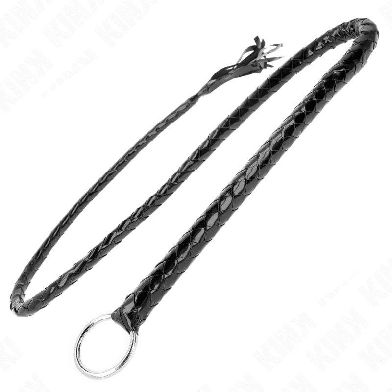 KINK - LANGE GLANZENDE PVC-ZWEEP 138 CM