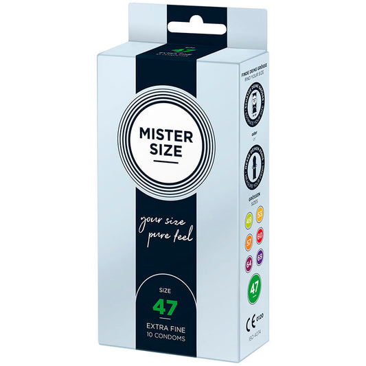 MISTER SIZE - CONDOOMS MAAT XS 47 MM (10 STUKS)