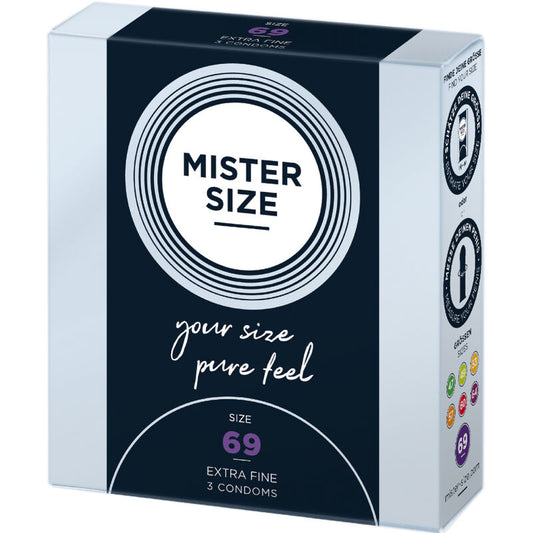 MISTER SIZE - CONDOOMS MAAT XXXL 69 MM (3 STUKS)