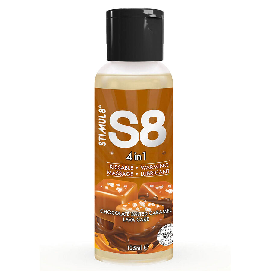 STIMUL8 - S8 4 IN 1 DESSERTGLIJMIDDEL MET CHOCOLADE EN ZOUTE KARAMEL 125 ML
