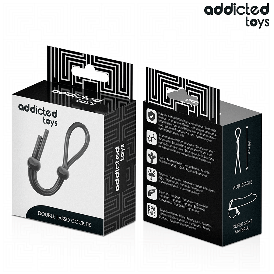ADDICTED TOYS - SILICONEN KOORD VOOR DE DUBBELE LUS PENIS
