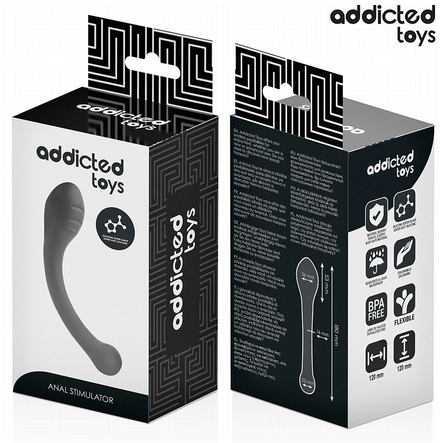 ADDICTED TOYS - ANALE STIMULATOR VAN SILICONEN 18 CM