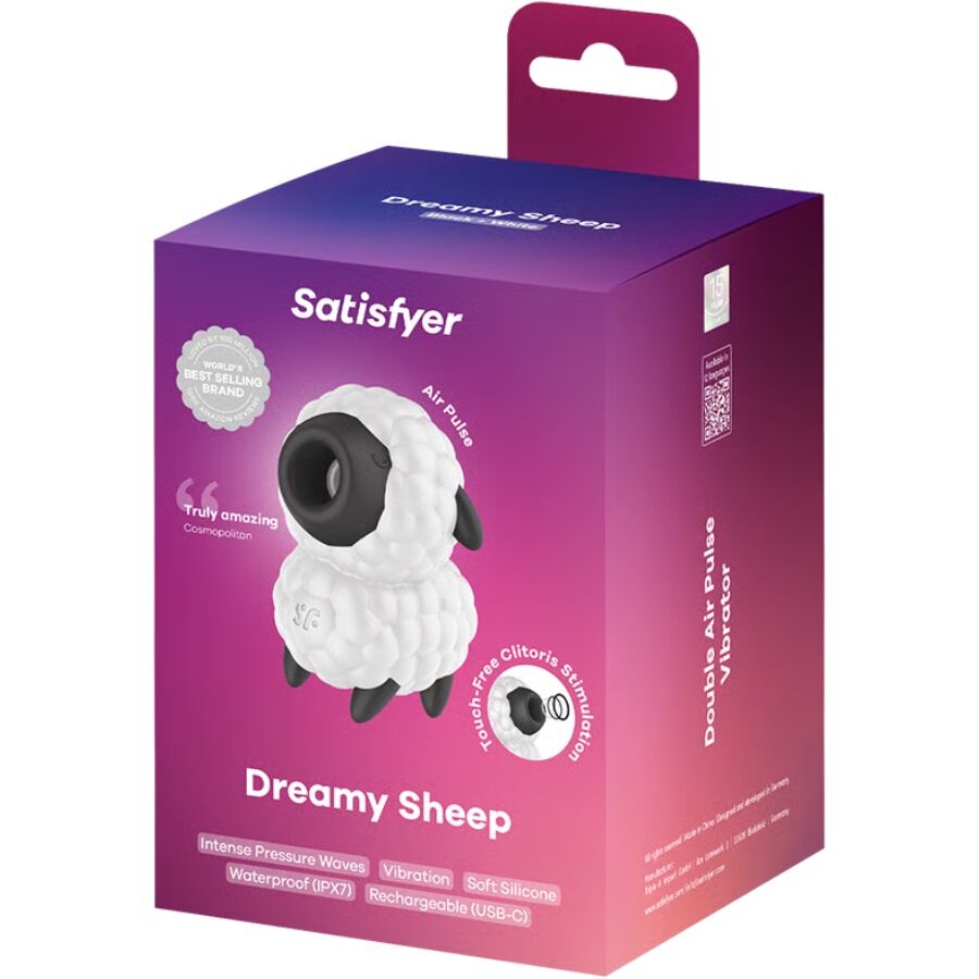 SATISFYER - DREAMY SHEEP VIBRATOR & LUCHTDRUKSTIMULATOR