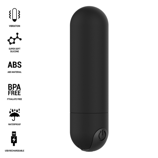 INTENSE - KAREN MINI RECHARGEABLE VIBRATING BULLET BLACK