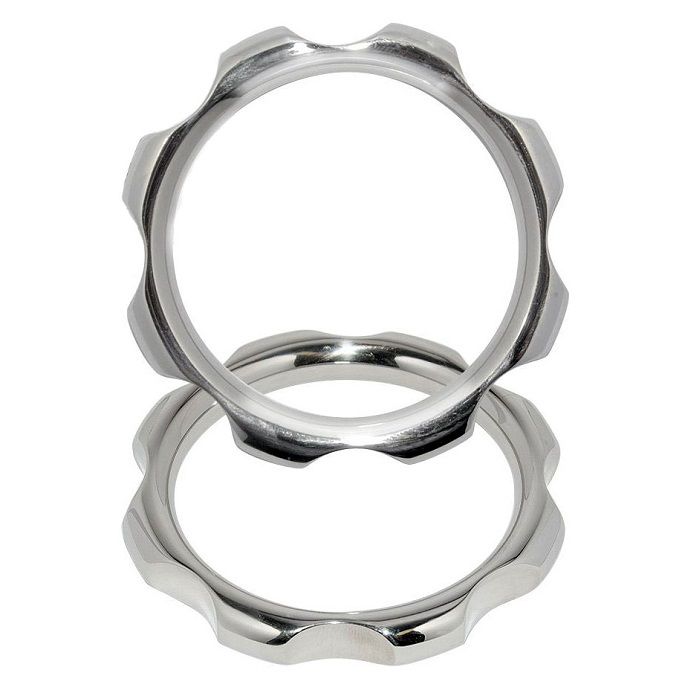 METAL HARD - metalen spanring voor penis en testikels 50MM