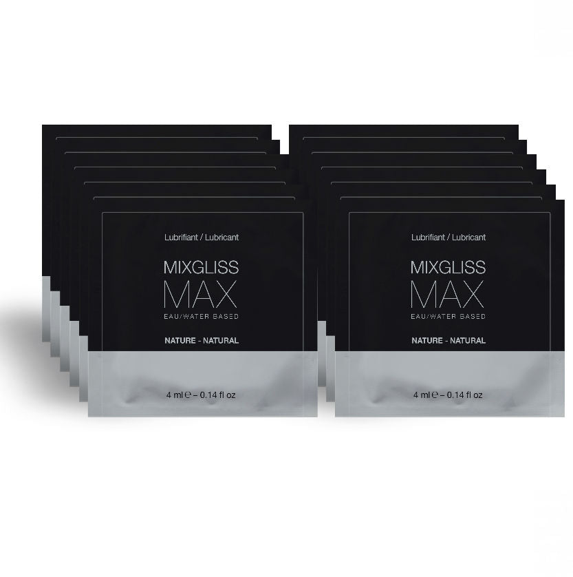 MIXGLISS - MAX GLIJMIDDEL VOOR ANAAL VERRUIMEN, 12 EENMALIGE DOSERINGEN VAN 4ML