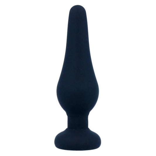 INTENSE - ANALE PLUG PIPO S ZWART SILICONEN 9.8 CM