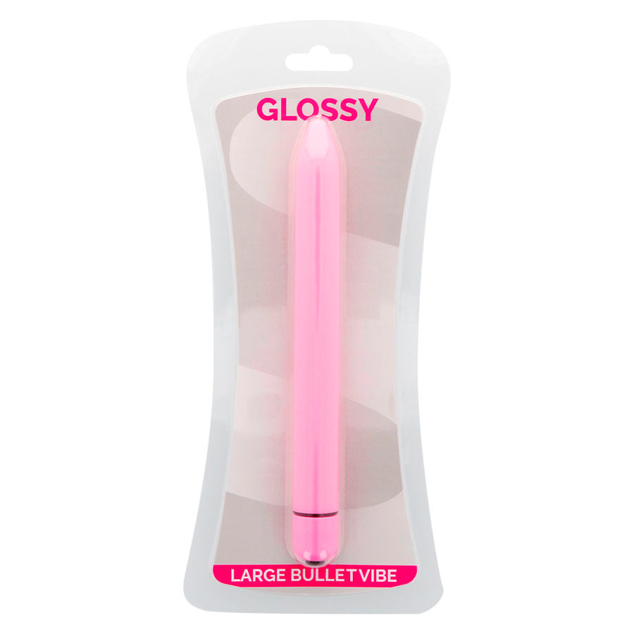 GLOSSY - Slanke vibrator roze