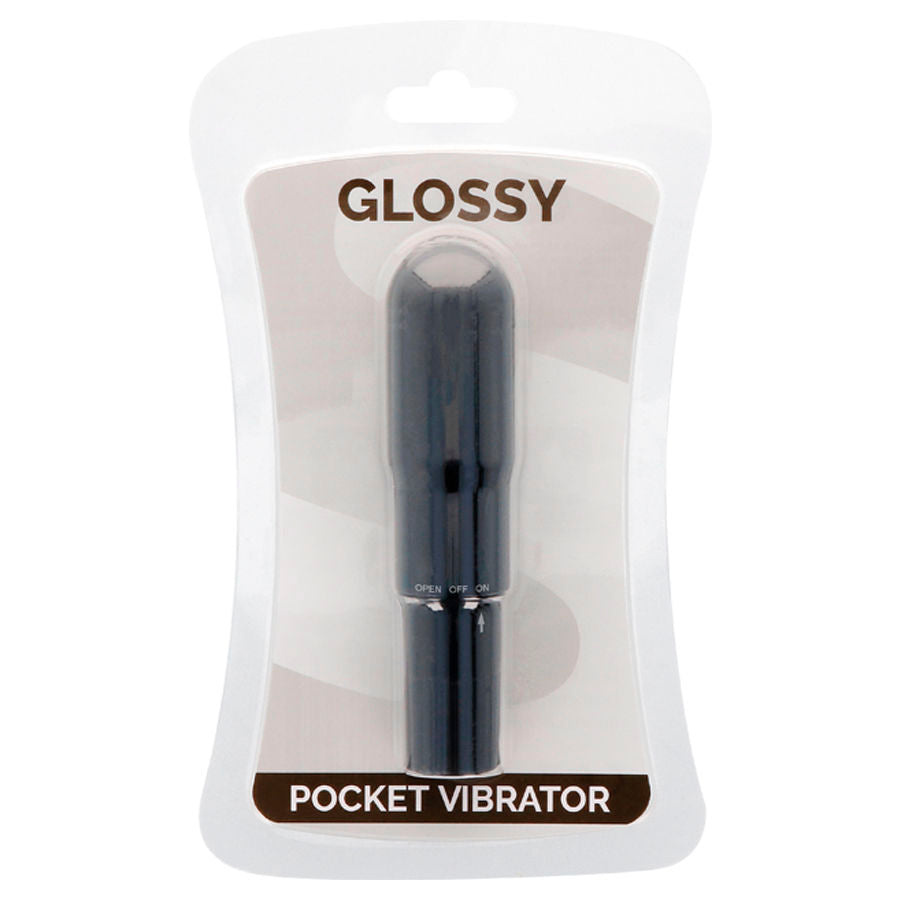 GLOSSY - Pocketvibrator zwart