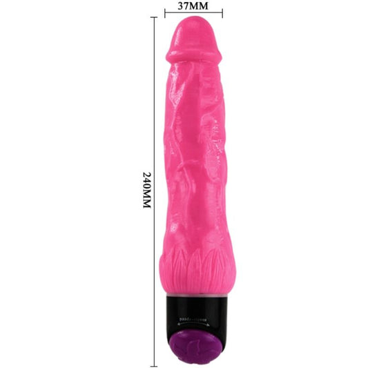 BAILE - COLORFUL SEX realistische vibrator roze 24 CM