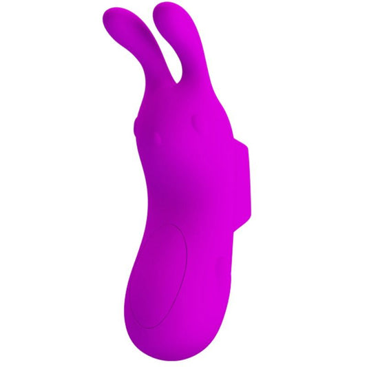 PRETTY LOVE - SLIMME OPLAADBARE VINGERVIBRO MET KONIJN