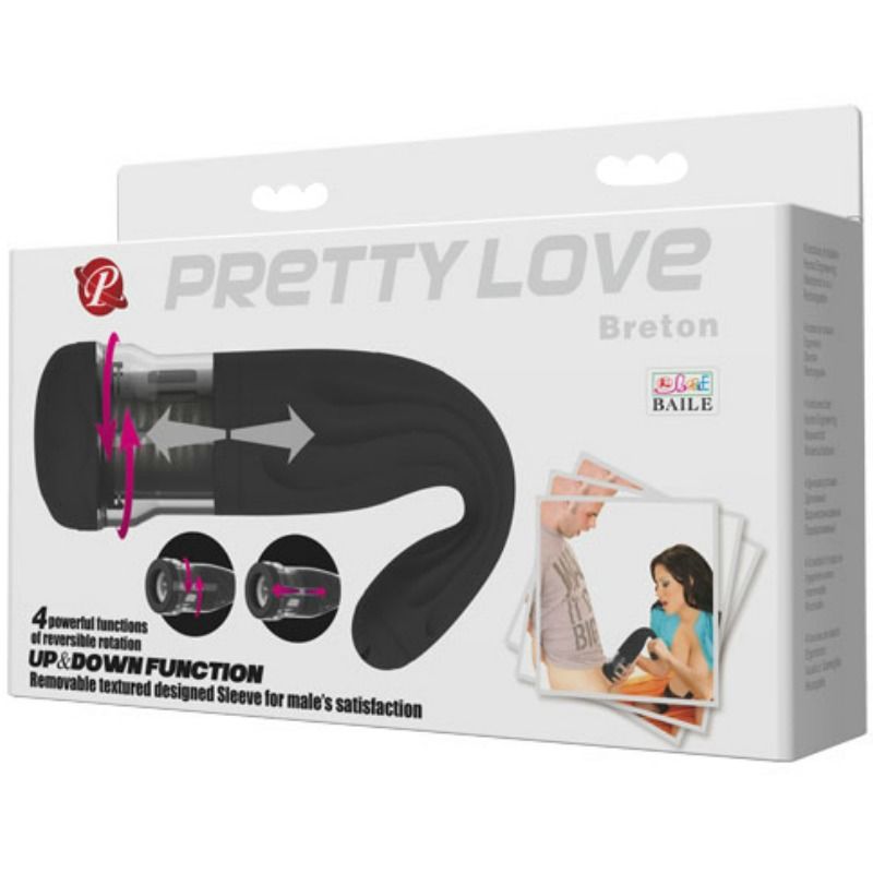 PRETTY LOVE - MULTIFUNCTIONELE MASTURBATOR VOOR MANNEN BRETON