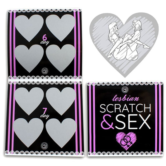 SECRETPLAY - SCRATCH & SEX-SPEL VOOR LESBISCHE PAREN: STANDJES (ES/EN/FR/PT/DE)