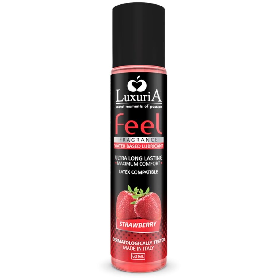 INTIMATELINE - LUXURIA FEEL STRAWBERRY glijmiddel op waterbasis 60 ML