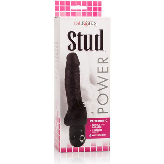 CALEXOTICS - POWER STUD CLITERRIFIC zwarte vibrator