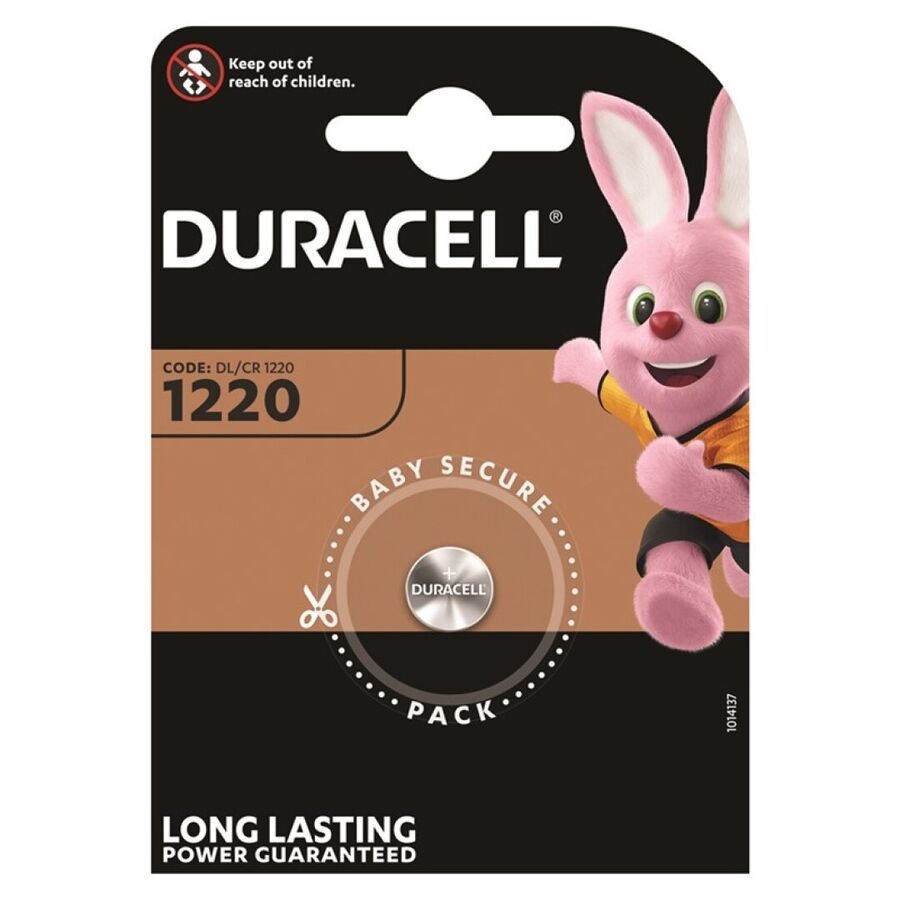 DURACELL - LITHIUM-KNOOPCEL CR1220 3V, 1 STUK
